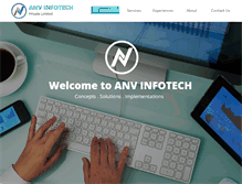 Tablet Screenshot of anvinfotech.com